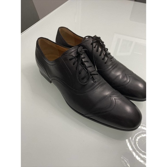 Gucci Oxford Wingtip Loafers US 7 EU 40 PRISTINE!! - Picture 2 of 5